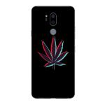 GADGETSWRAP Printed Vinyl Skin Sticker for LG G7 - Weed neon