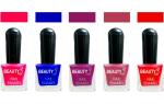 OUR Beauty Multicolor  High Quality Quick Dry Long Lasting Hd Colors Nail Polish Yt96, 40 ml (Set Of 5)