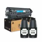 ProDot (PRO H-2612A Laser Toner Cartridge for HP Q2612A & Canon CRG 303/703/FX-9/FX-10 Compatible with HP Laserjet 1010-1020, 3015-3055, M1319f MFP & Canon LBP 3000, L160 IC,4600 Series (2612+LTP-02)