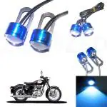 Zieozed Blue Led Type Flashing Blinking Light For Royal Enfield, Tvs, Bajaj, Honda And All Other Bikes