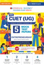 Oswaal NTA CUET (UG) 5 Mock Test Papers Entrepreneurship (For 2023 Exam)