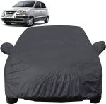 Xpress Cars Grey Taffeta Car Cover With Mirror Pockets For Hyundai Santro Xing GL PLUS