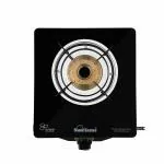Sunflame Single Burner Gas Stove with Toughened Glass Top, Manual Ignition, ISI Certified, Black