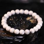 Crystal Divine Howlite Healing Crystal Bracelet For Woman 8mm Money Magnet Bracelet For Girls Crystal Bracelet For Men Friendship Gifts Hand Bracelet Couple Bracelet Aesthetic Bracelets For Gifts