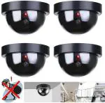 Smartcam Dummy Dashboard Camera With Flashing Red Led Light, Cctv Camera With 1 Gb, 4 Channel (Black)