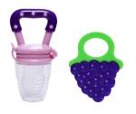 Manan Shopee Kids Pink Silicone Teether (Pack Of 2)