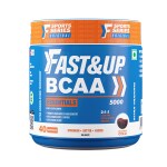 Fast&Up BCAA Basic (40 Servings, Cola Flavour) BCAA Supplement Powder with 2:1:1 Ideal Ratio Leucine, Isoleucine & Valine - Pre/Post & Intra Workout Supplement For Recovery & Performance Boost
