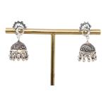 CHAITANYA EMPORIUM amazing peacock design silver jhumke