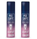 Pee Safe - Toilet Seat Sanitizer Spray 75 ML Floral x Pack of 2