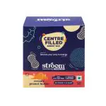 STROOM Centre Filled Energy Bar | Creamy Peanut Butter | 7g Protein | 7g Fibre | 11g Whole Grain | 47% Nut Butter | No Added Sugar, Trans Fat, Cholesterol, Preservatives or Artificial Flavour (8X36g)