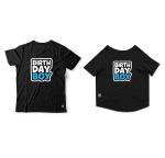 Ruse Aqua Green Cotton Pet Awara Printed Glow In The Dark Round Neck Sleeveless Vest Tank T-Shirt For Dogs - L (Labs)