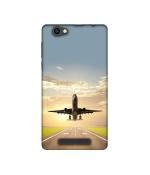 Casotec Airplane Design Printed Silicon Soft TPU Back Case Cover for XOLO Era 4G