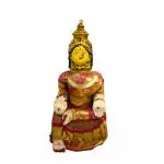 Fabric Varalakshmi Idol (Standard, Multicolor)
