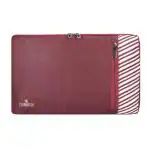 The Clownfish Algo Maroon Solid Polyester Laptop Sleeve Tablet Case