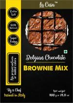La Casa Dark Chocolate Brownie Mix 400 Gm
