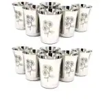 LIMETRO STEEL Stainless Steel Set of 12 Water, Juice and Drinking Glasses Set(G13-12) Incomplete
