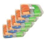 Lakeer Keychain With Name Tags, Keyring With Writable Label - Pack of 5 (500 Pcs)