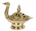 Kartique Home Decor Duck Shape Dhoop Dani - 14 x 7.6 x 12.7 cm