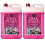 BLISS & BLUSH Dishwash Liquid 10 Liter Pink Plant Based | Removes Tough Grease, Soft on Hands | Baby & Pet Safe