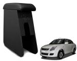 WolkomHome Car Arm Rest Wooden Armrest Black Color with Cushion & Storage Box for Swift Dzire