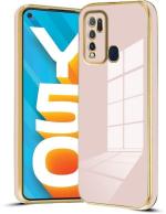 Mintak Vivo Y50 Rosegold Silicon Advanced 3 in 1 Hybrid Technology with 3D 360 Degree Protection Mobile Back Cover