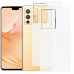 eZell VIVO V23 PRO 5G Back Screen Protector By Ctel, 3D Back Skin Carbon Fiber Ultra-Thin Protective Film