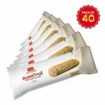 TGB CAFE N BAKERY Cream Filled Sweet Rolls I Creamy and Crunchy Snack I Pack of 40 I (35g x 40) (Vanilla)