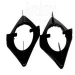 PureAction Cast Iron and Metal LPG Gas Stove Parts Pan Support, Set of 2 Pieces, Black. Heavy quality