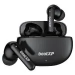 beat XP XPODS Tune Bluetooth True Wireless Ear Buds with 50H Playtime, Quad Mic ENC Tech, Low Latency, Type C Earphone with 10mm Drivers, IPX5 Water Resistance, BT 5.3, Touch Control (Black)
