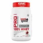GNC Pro Performance 100% Whey Protein Powder | Boosts Strength & Endurance | Builds Lean Muscles | Fastens Muscle Recovery | Formulated In USA | 24g Protein | 5.5g BCAA | Creamy Strawberry | 2 lbs