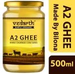 A2 Cow Ghee 500ml Hand Made by Indian Bilona Method - Rich Taste & Aroma