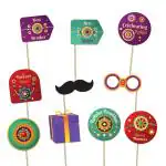 Festiko Rakhi Celebration Photobooth Props, Selfie Props For Rakhi, Raksha Bandhan Decoration Combo