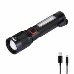 Sprysh Rechargeable Flashlight - 1000LM High Lumens, 5 Modes Super Bright LED, 12H Running Time, Handheld Flashlight for Home/Car/Camping - IPX4 Waterproof