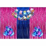 sv traders Peppaa Pigg Birthday Decoration Kids Favorite Combo-Peppaa Pigg Birthday Banner
