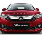 AUTOMANTRA Amaze Car 3D Letters Self Adhesive 3D Logo Name Alphabets Chrome Exterior Accessories for Amaze Car Bonnet Silver Colour 1 Set