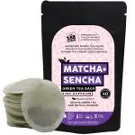 The Tea Trove- Japanese Matcha Green Tea Bags - 40 Eco-Friendly Matcha Tea + Sencha Green Tea Bag in Resealable pouch - Matcha Green belly fat tea for women and men by The Tea Trove - Steep Hot Or Iced