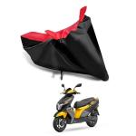 KEDIT New TVS NTORQ 125 Universal Motorcycle Bike/Scooty Two Wheeler Safety Full Body Cover TVS NTORQ 125 Red Black Colour KK-526