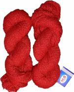 M.G Enterprise Wool Yarn, Charming Red 300 Grams.