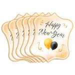 Festiko 36 Pcs Happy New Year Wishing Card Design 2, New Year Wish Tags for Business /Order Packing/ Family Gifts