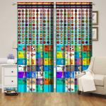 Dc Decastle 270 cm (9ft) Long Door Curtain (multicolour, Pack of 2)