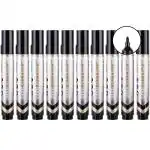 Deli EU008-BK White Board Marker, Bullet Tip, Black Ink, Pack of 4