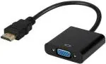 Kizma Hl Technology Black Hdmi To Vga Converter Support 2K, 4K Gaming Adapter