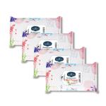 Sea bird Anti-Bacterial Refreshing Baby Wipes | Revitalizing Your Skin with Moisturizing and Soothing Wipes - On the Go Mild Fragrance For Daily Active Life (4 Refreshing Tissue LemonGrass&Jasmine)