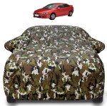 Auto Hub Mitsubishi Lancer Car Cover with Mirror Pocket and Soft Cotton Lining,Waterproof Mitsubishi Lancer Car Body Cover, Army Print
