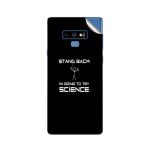 GADGETSWRAP Printed Vinyl Skin Sticker for Samsung Galaxy Note 9 - stand back