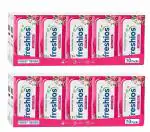 FRESHIOS Tissue ultra soft pocket tissue papers (size-20x20cm) (100 pcs) (Pack of 2)
