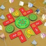 Indigifts Readymade Rangoli For Diwali Set of 13 Pieces, Diwali Door Hanging Decor Light , Door Decoration Items For Diwali- Diwali Gifts For Staff, Diwali Gifts Items For Employee