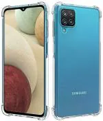 Hot Selling Back Cover for Samsung F12 | Samsung A12 | Samsung M12 Back Case Full Camera Protection Cover |Transparent | Camera Bump Protector | Silicon | Pack of: 1