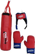 Prospo Kid Set - Kidsboxing Playing/Start-Up Set/Boxing Toy/Gift for Kids (Punching Bag, Gloves & Headgear)
