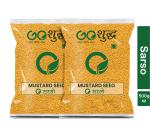 Goshudh Yellow Mustard Seeds 1 kg (500g X 2 Pack) Sarso